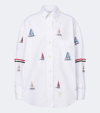Thom Browne Printed cotton shirt