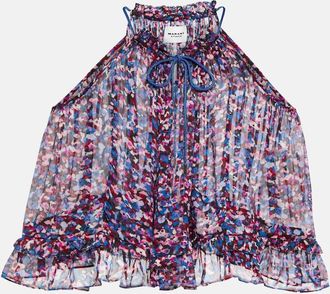Isabel Marant Fabino printed georgette top
