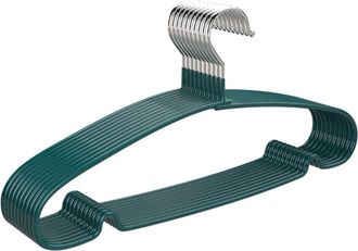 OEM Perchas Resistentes Para Armario, 10 Unidades, Superficies Lisas, - Verde
