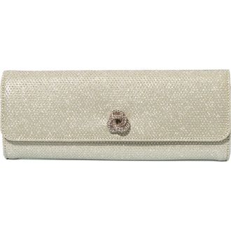 MICHELLE WILHITE The Mini Robbie Clutch in Champagne at Nordstrom