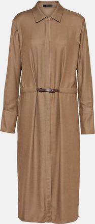 Joseph Daval twill midi dress