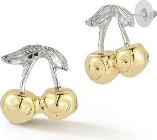 Glaze Jewelry Two-Tone Cherry Drop Earrings in Two Tone at Nordstrom Rack