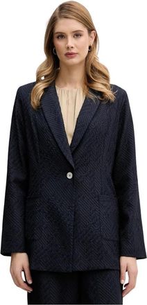 Joseph Ribkoff Blazer - Dames - Blazers - Blauw - L - Polyester - Jassen