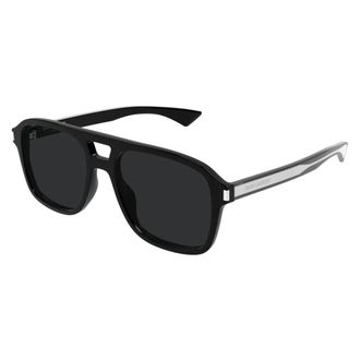 Saint Laurent Sunglasses, unisex, Black, Size: 55 MM SL 881 Aviator Sunglasses