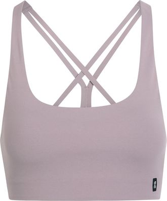 On Studio Stretch-jersey bra top - Light Pink - S (UK8-10 / S)