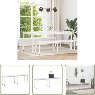 vidaXL Panchina moderna - panchina Bianco 160 x 35 x 45 cm Pino massello