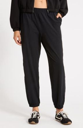 Zella On The Move Cinched Joggers in Black at Nordstrom Rack, Size X-Large
