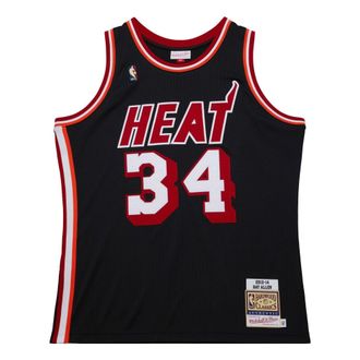 Mitchell & Ness x Miami Heat Dark HWC 2013-14 Jersey Ray Allen 34 AJY46495-MHE13RALBLCK