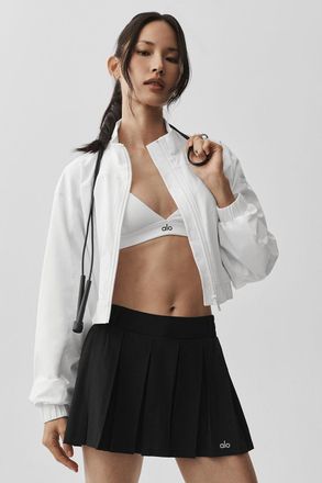 Alo | Clubhouse Jacket in White, Size: Medium