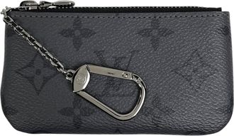 Louis Vuitton Black Noir Monogram Eclipse Monogram Reverse Coin Purse/Coin Case (Pre-Owned)