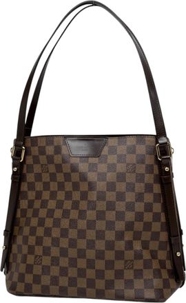 Louis Vuitton Damier Brown Damier Canvas Tote Bag (Pre-Owned)