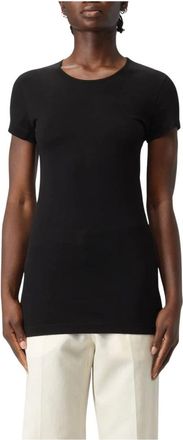 Christophe Lemaire T-Shirts, female, Black, M, Classic Short Sleeve Tee