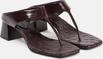 Bottega Veneta Marella 45 leather thong sandals