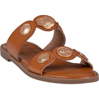 Good Choice Shoes Nolah Coin Slide Sandal in Tan at Nordstrom Rack, Size 9.5