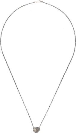 Rosa Maria Sterling zilveren halsketting met diamant