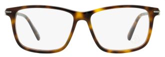 Moncler ML5205 Rectangular Acetate-Metal Eyeglasses - Brown