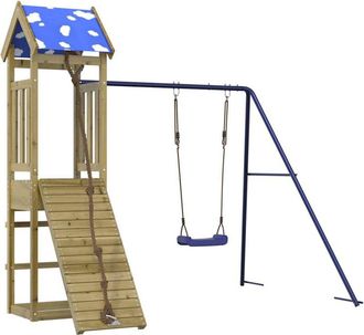 vidaXL Parque Infantil De Exterior Madera De Pino Impregnada Vidaxl