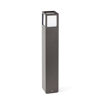 Netlighting Onze 1 Light Outdoor Bollard Light Dark Grey IP54 E27