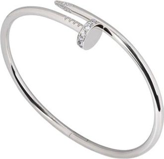 Cartier White Gold Diamond Set Juste Un Clou Bracelet