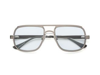 CADDIS NOLA | Reading Glasses in Polished Gunmetal Blue at Nordstrom, Size +2.25