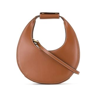 Staud Handbags, female, Brown, Size: ONE SIZE Brown Moon Tote Bag