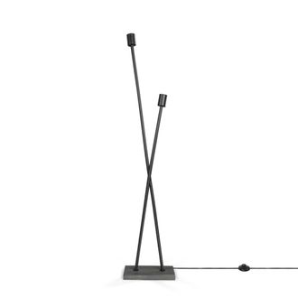 Paco Home L&aacute;mpara De Mesa De Pie Vintage E27 Sal&oacute;n Industrial Dise&ntilde;o Moderno Led Retro L&aacute;mpara De Pie, Negro - Paco Home