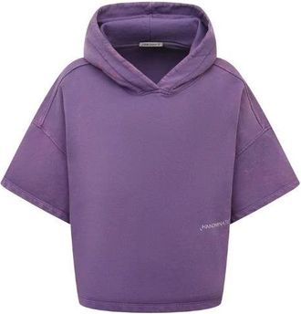 Hinnominate Hinnominate, Dames, Sweatshirts & Hoodies, Paars, Maat: XS Katoen