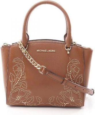 Michael Kors Pre-owned Handbags, female, Brown, Size: ONE SIZE Pre-owned Leather handbags