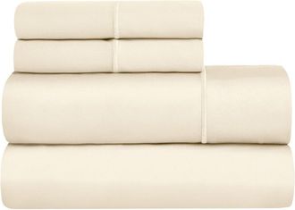 Superior 650 Thread Count Embroidered Egyptian Cotton Deep Pocket Sheet Set