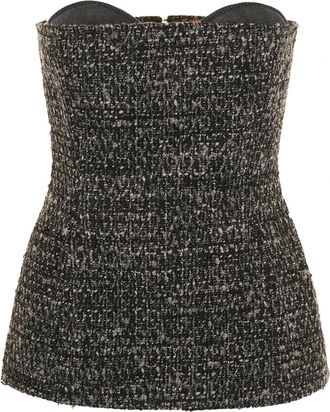 Diesel Zwarte Top T-orset - Dames - Tops zonder mouwen - Zwart - XL - Tops
