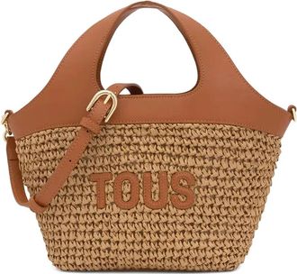 Tous Borsa tote Lirio Rafia - Marrone