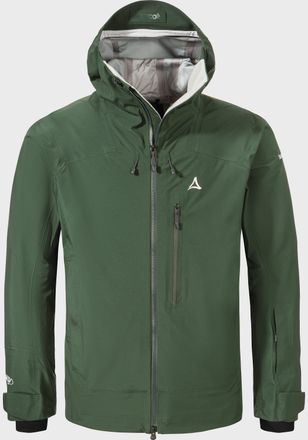 Sch&ouml;ffel Outdoorjacke SCH&Ouml;FFEL 3L Jacket Pizac M, Herren, Gr. 52, gr&uuml;n (6965, gr&uuml;n), Oberstoff : Aussenseite: 100% Nylon Innenseite: 100% Polyester (Membran: P