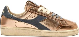 Diadora Prestige Metal Used - Dames - Sneakers - Bruin - 38 1/2 EU - Leer - Schoenen