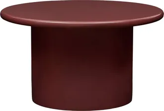 Atmosphera Mesa De Centro Redonda Douglas, 80 Cm De Di&aacute;metro, Roja - Atmosphera Cr&eacute;ateur DInt&eacute;rieur