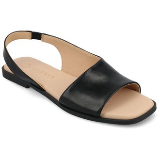 Journee Collection Journee Womens Brinsley Medium and Wide Width Flat Sandals