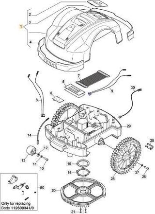 Alpina Conjunto De Carcasa Original Stiga - 1126-7005-02