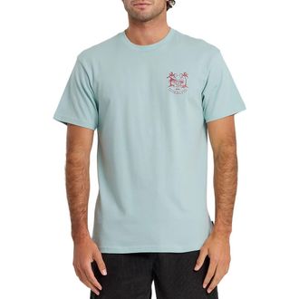 Quiksilver In the Wild Cotton Graphic T-Shirt in Blue Haze at Nordstrom, Size Xx-Large