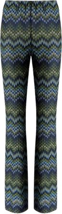 Missoni Slim-fit Broeken - Dames - Straight fit broeken - Veelkleurig - 2XL - Broeken