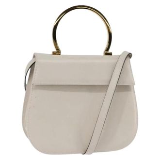 Ferragamo Pre-owned Handbags, female, White, Size: ONE SIZE Pre-owned Hand Bag