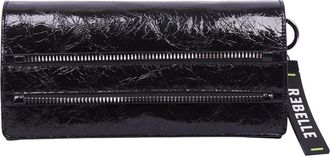 Rebelle Glanzende Flo Tas in Zwart - Dames - Clutches - Zwart - ONE Size - Tassen