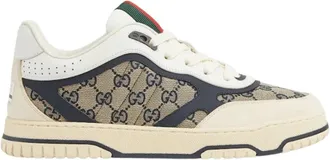 Gucci Sneakers, male, Multicolor, Size: 7 1/2 US Beige Lace-Up Sneakers
