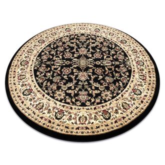 RugsX RugsX Royal Rug in Black | Size: 200 cm diameter