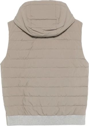PESERICO Womens Hooded Zip Gilet Ss26 W