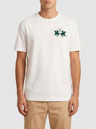 La Martina T-shirt in cotone con logo La Martina