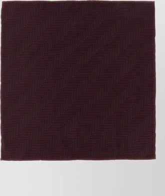 Brunello Cucinelli silk chevron pocket square