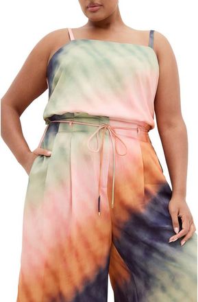 City Chic Sunset Ombr&eacute; Camisole in Sunset Ombre at Nordstrom, Size Xxxs