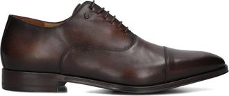 Van Bommel Klassieke bruine herenschoenen - Heren - Nette schoenen - Bruin - 43 EU - Katoen - Schoenen