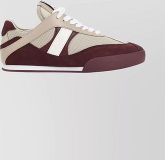 Chloé kick sneakers with textile and leather