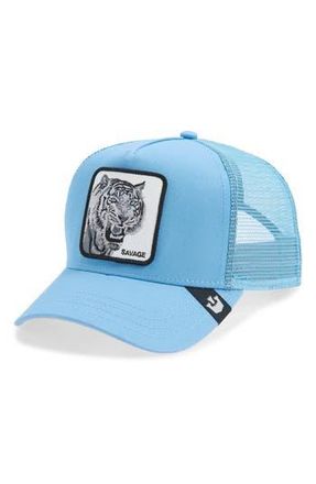 Goorin Brothers The Savage Tiger Trucker Hat in Light Blue at Nordstrom Rack