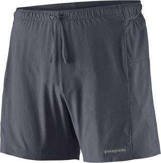Patagonia Strider Pro Shorts 5 Laufshorts f&uuml;r Herren | grau/blau